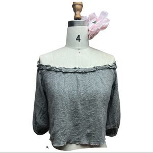 B1 MNG SUIT Off The Shoulder Cropped Top in size 4